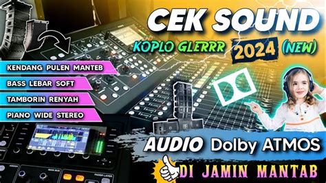 CEK SOUND KOPLO GLERR TERBARU 2024 AUDIO SANGAT JERNIH DAN SUPER TEBAL