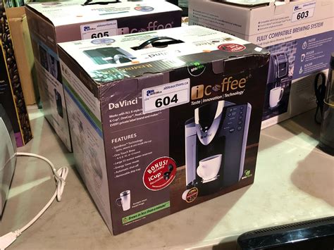 Icoffee Davinci Single Serve Brewing System Coffee Maker In Box