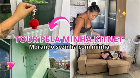 TOUR PELA MINHA KITNET Morando Sozinha Vem Conhecer Minha Casinha