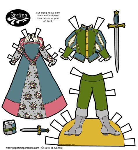 The Sprites Explore Tudor Fantasy Clothing • Paper Thin Personas