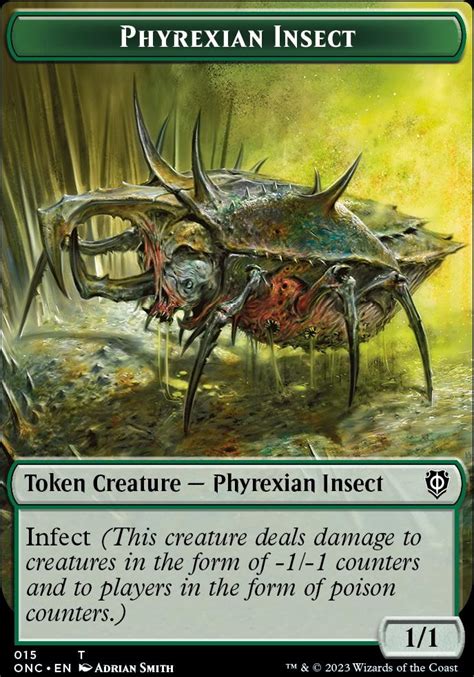 Phyrexian Insect Token Phyrexian Mite Token Phyrexia All Will Be