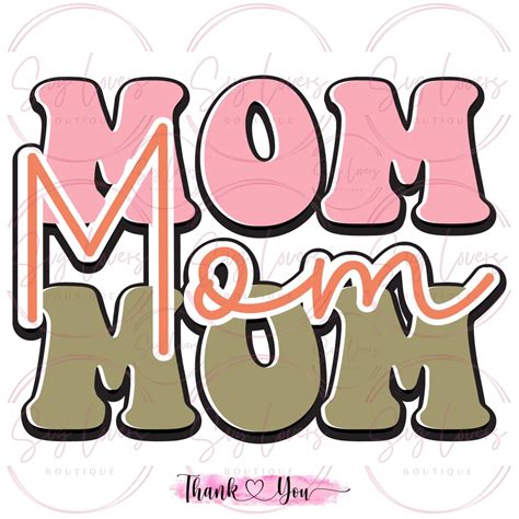 Mom Svg Mother Svg Mothers Day Svg Mom Split Name Etsy