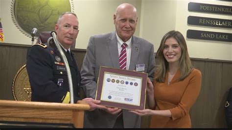 Jamie Deline Honored For Coverage Of National Guard Youtube