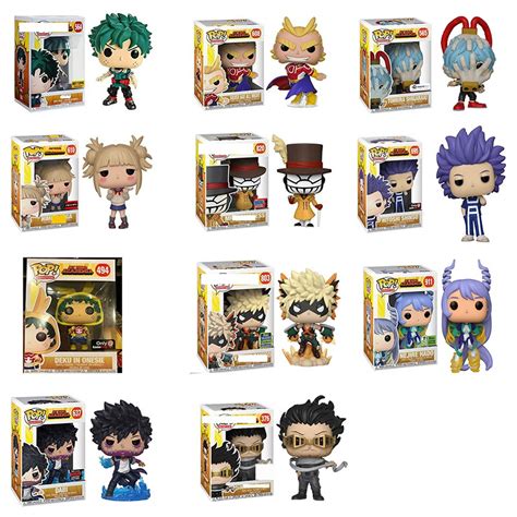 Funko Pop My Hero Academy Deku All Might Bakugo Nejire Hado