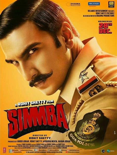 Ranveer Singh Simmba Movie | Latest bollywood movies, Bollywood movies ...