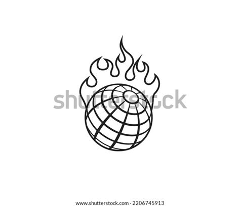 World Globe Burning: Over 4,067 Royalty-Free Licensable Stock Vectors ...