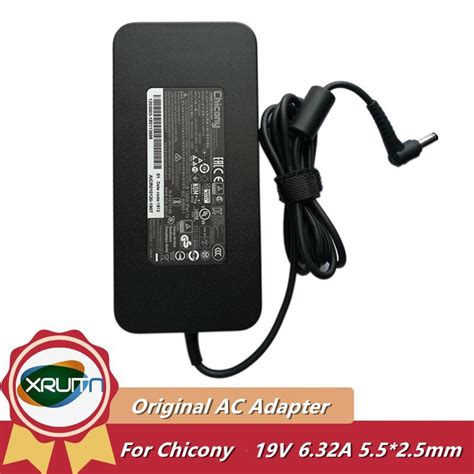 Original Chicony 19V 6 32A 120W A15 120P1A A120A024L AC Adapter Charger