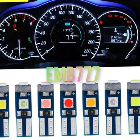 Jual Bohlam Lampu Led Panel Dashboard T W W W Volt Harga Pcs