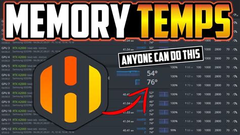 RTX Memory Temperature In HiveOS YouTube