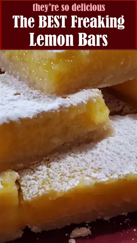 The Best Freaking Lemon Bars On Earth Reserveamana