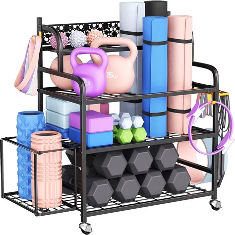 Snapklik Home Gym Storage Rack Yoga Mats Holder Vopeak Workout