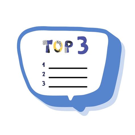 top  list blank template dsign  vector art  vecteezy