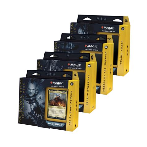 401 Games Canada Mtg Universes Beyond Warhammer 40000 Commander Deck Set Of 4 Decks