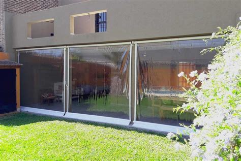 Toldo Cristal Transparente Cerramiento Pvc Enrollable Manual