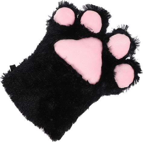 Nuobesty Womens Winter Warm Cat Paw Gloves Cosplay Cat Paw Unisex Thick