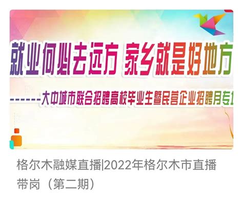 格尔木：线上线下齐发力 多措并举稳就业澎湃号·政务澎湃新闻 The Paper