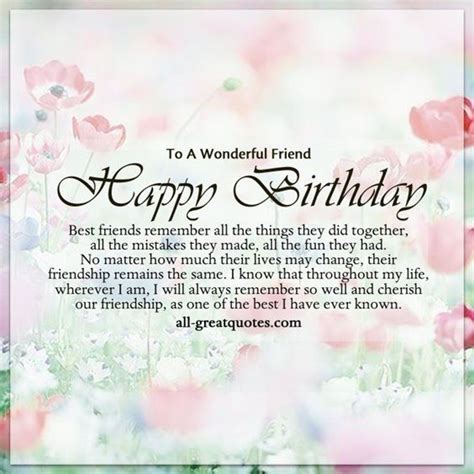 50 Happy Birthday Wishes For Friendship Quotes With Images - Dreams Quote