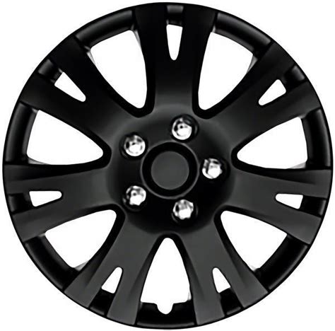 Mazda Style Blk Gloss Black Hubcaps Wheel