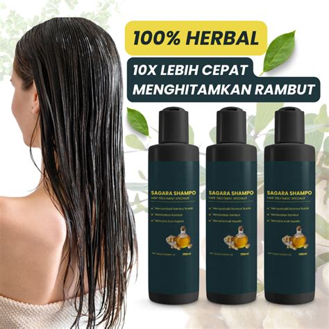 Jual Sampo Penghitam Rambut Shampo Penghilang Uban Anti Ketombe Ekstra