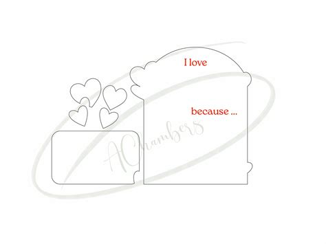 Laser File Because I Love You I Love You Because Valentine