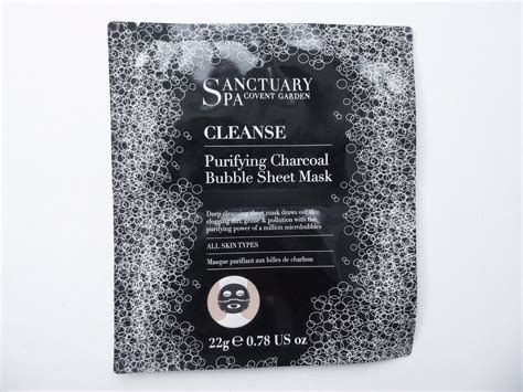 Beauty Sanctuary Bubble Sheet Mask Review Even Angels Fall