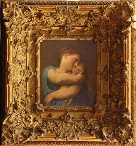 Femme Et Enfant Etude Pour Le Martyre De Saint Symphorien Painting By