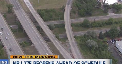 Drivers Rejoice Mdot Reopens Northbound I 275