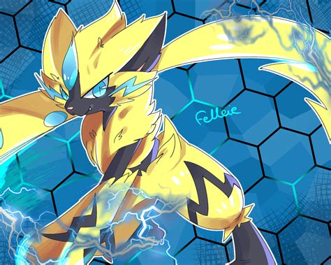 Zeraora By Felleie On Deviantart