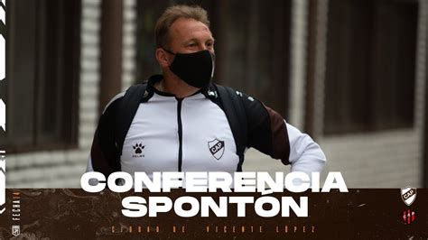 Conferencia de Prensa de Claudio Spontón vs Patronato Torneo Socios