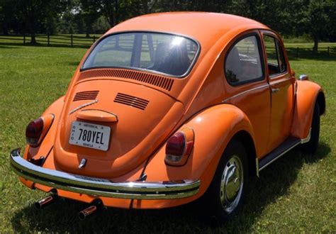 1970 70 Volkswagen Vw Classic Beetle Orange Manual Low Milage No Reserve For Sale Photos