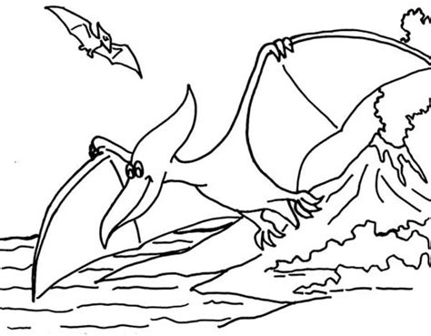 Pteranodon Coloring Page At GetColorings Free Printable Colorings