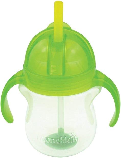 Munchkin Click Lock Weighted Flexi Straw Cup Oz Assorted Colors