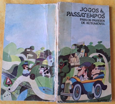 Livro de jogos e passatempos para passeios de automóvel 1976 Bacelo E