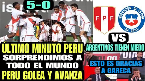 HistÓrico 🇵🇪 Orgullo Peruano ⚽️🏆 Goleada Importante Youtube