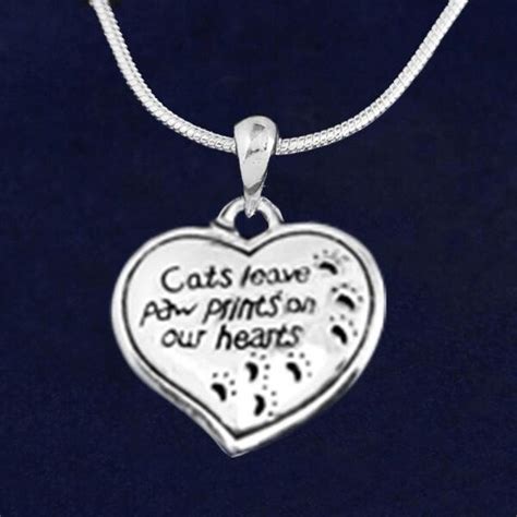 Cats Leave Paw Prints On Our Hearts Etsy