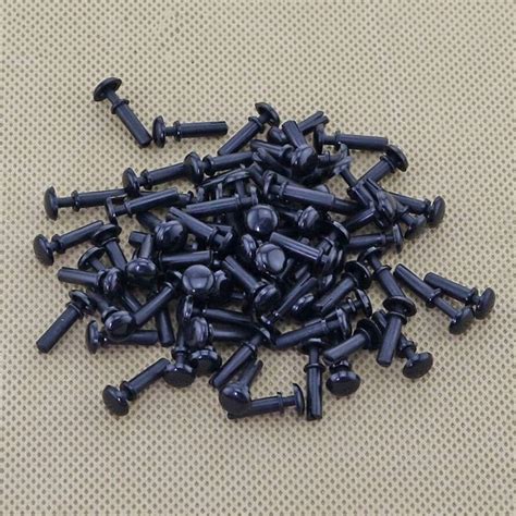 Amazon.com: Black Nylon Rivets Plastic Retainer Fastener Free P&P R2 R2.6 R3 : Industrial ...