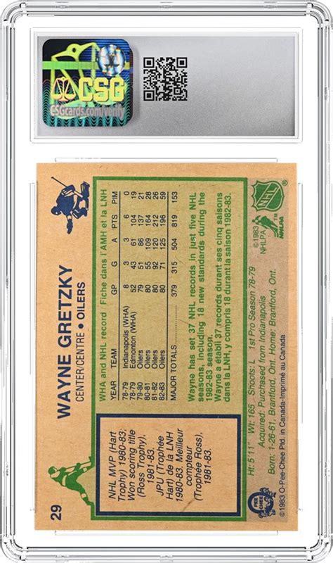 Ten Terrific Cards Wayne Gretzky Cgc