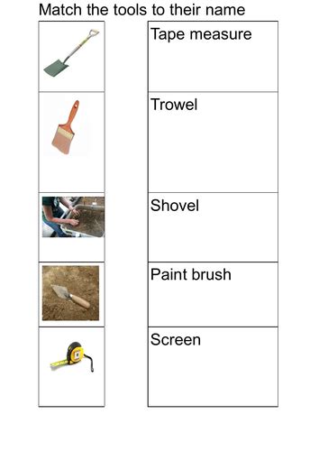 Archaeology tools | Teaching Resources