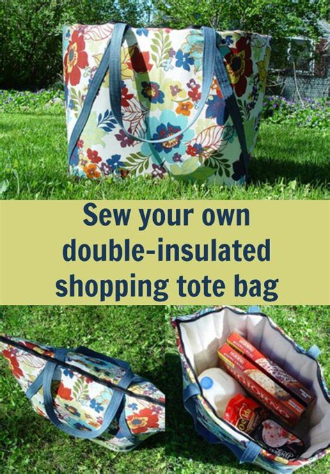 Farmers Market Tote Bag Sewing Pattern IUCN Water