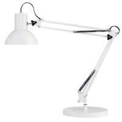 K B Arkitektlampe Unilux Success M Bordfod Klemme Led Hvid Hos