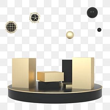 C4d Stereo PNG Picture C4d Stereo Gold Decoration Dividing Line