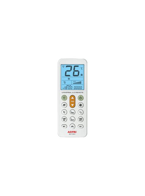 Mando Universal Para Aire Acondicionado Agfri BDT 5001