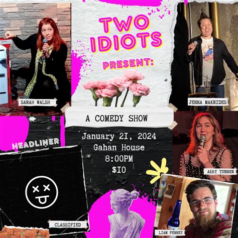 Two Idiots Present: Comedy at Gahan House ⋆ Destination St. John's