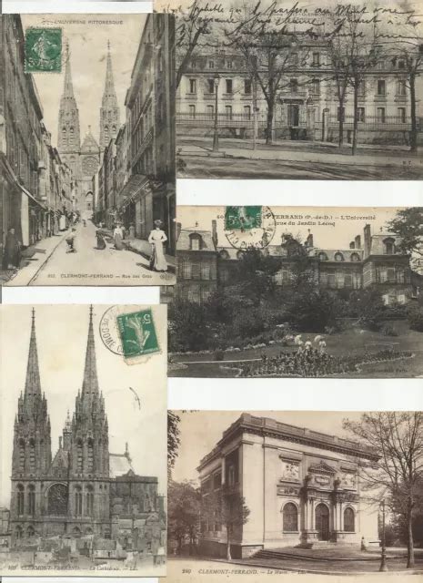 LOT DE 131 Cartes Postales Anciennes Et 5 Cpsm De Clermont Ferrand 63