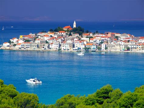 Town Primosten in Croatia stock photo. Image of europe - 29952370