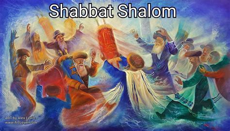 Shabbat Shalom From Israel Painting By Alex Levin Art 7 R Jewish