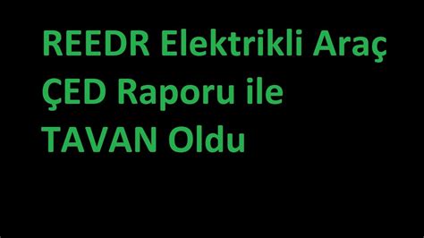 Reeder Teknoloji Hisse Reedr Tavan Reeder Y Ll K Bin Ara Ed