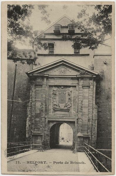 Belfort Belfort Porte De Brisach Carte Postale Ancienne Et Vue D