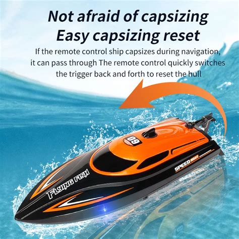 RC Boat Suitable For Swimming Pools And Lakes 25KM H High Speed RC