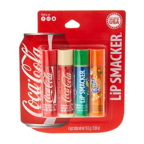 Coca Cola Lip Smacker Lip Balm Set Claires Fr